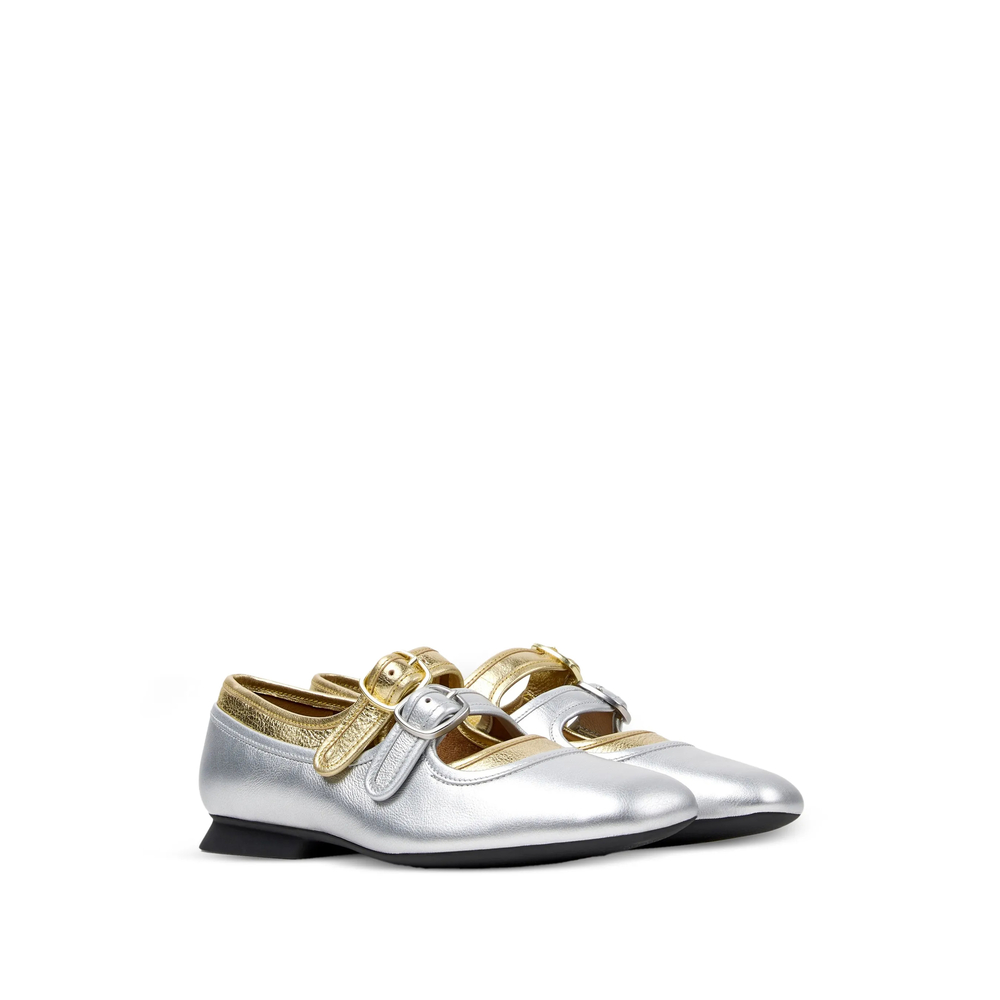 Casi Myra Buckle-Fastening Ballet Flats