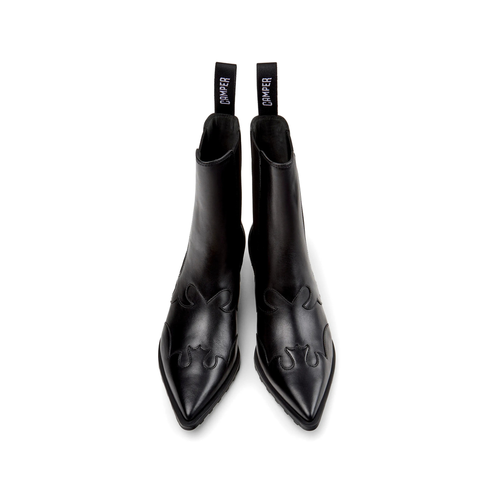 Anita Panelled Ankle Boots