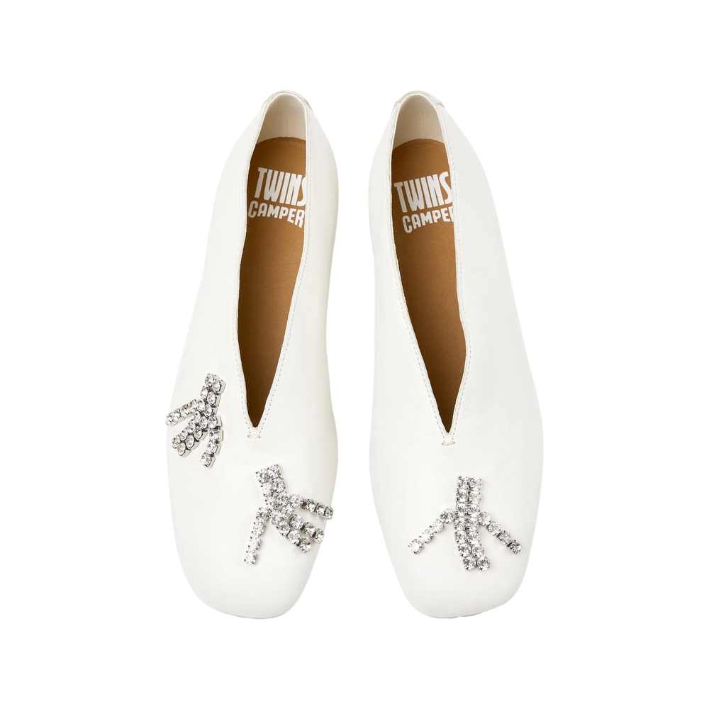 Casi Myra Crystal-Embellished Ballet Flats