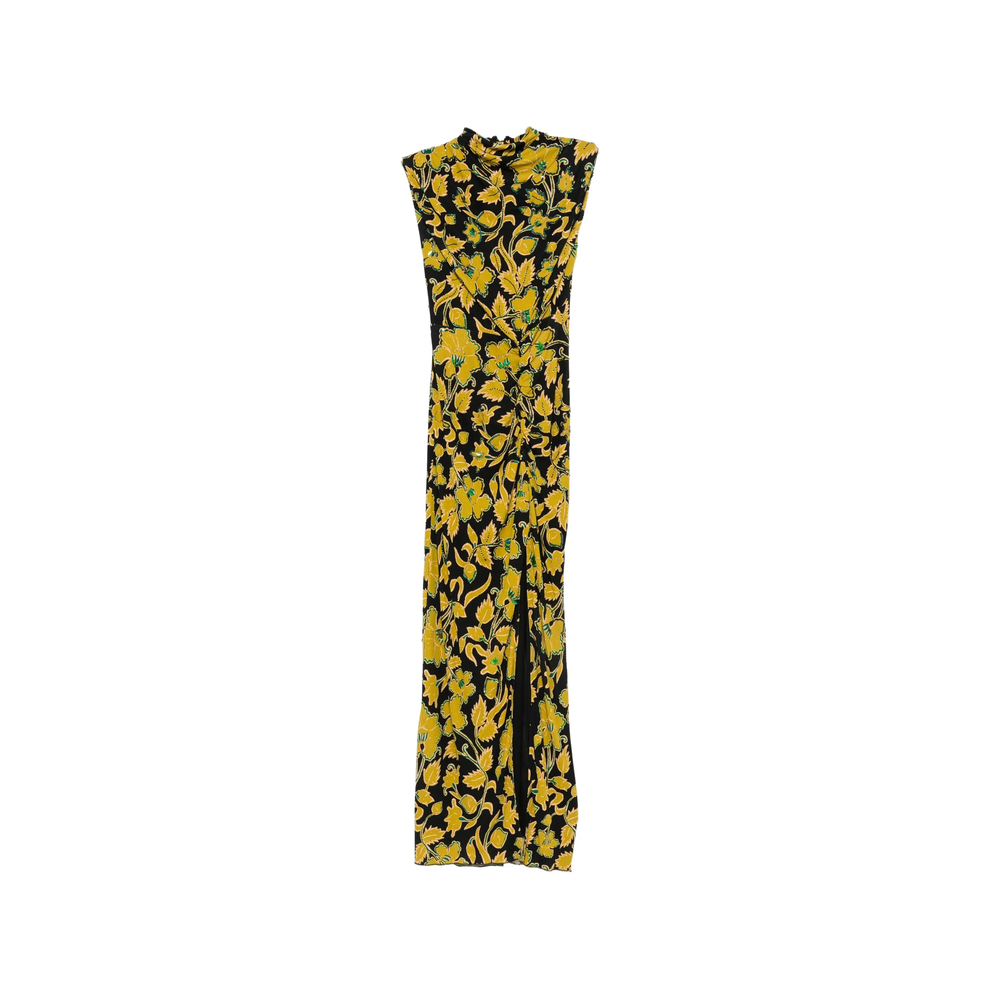 Diane Von Furstenberg Apollo Floral-print Ruched Midi Dress