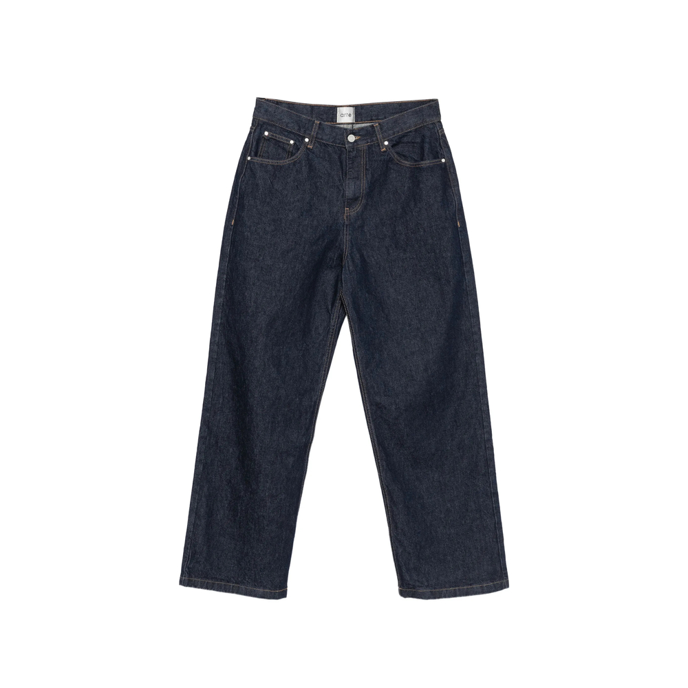 Arte Antwerp Logo-embroidered Belt-loop Jeans