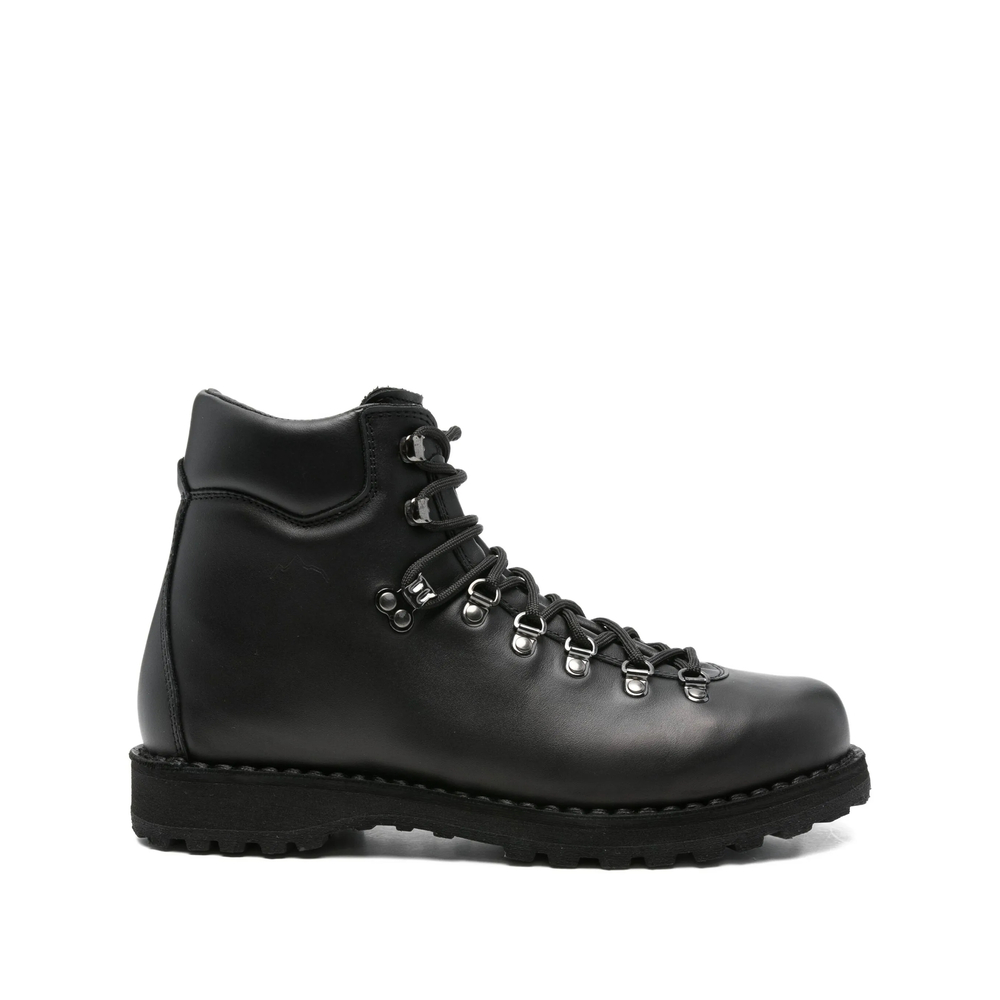 Diemme Lace-up Leather Boots In Black
