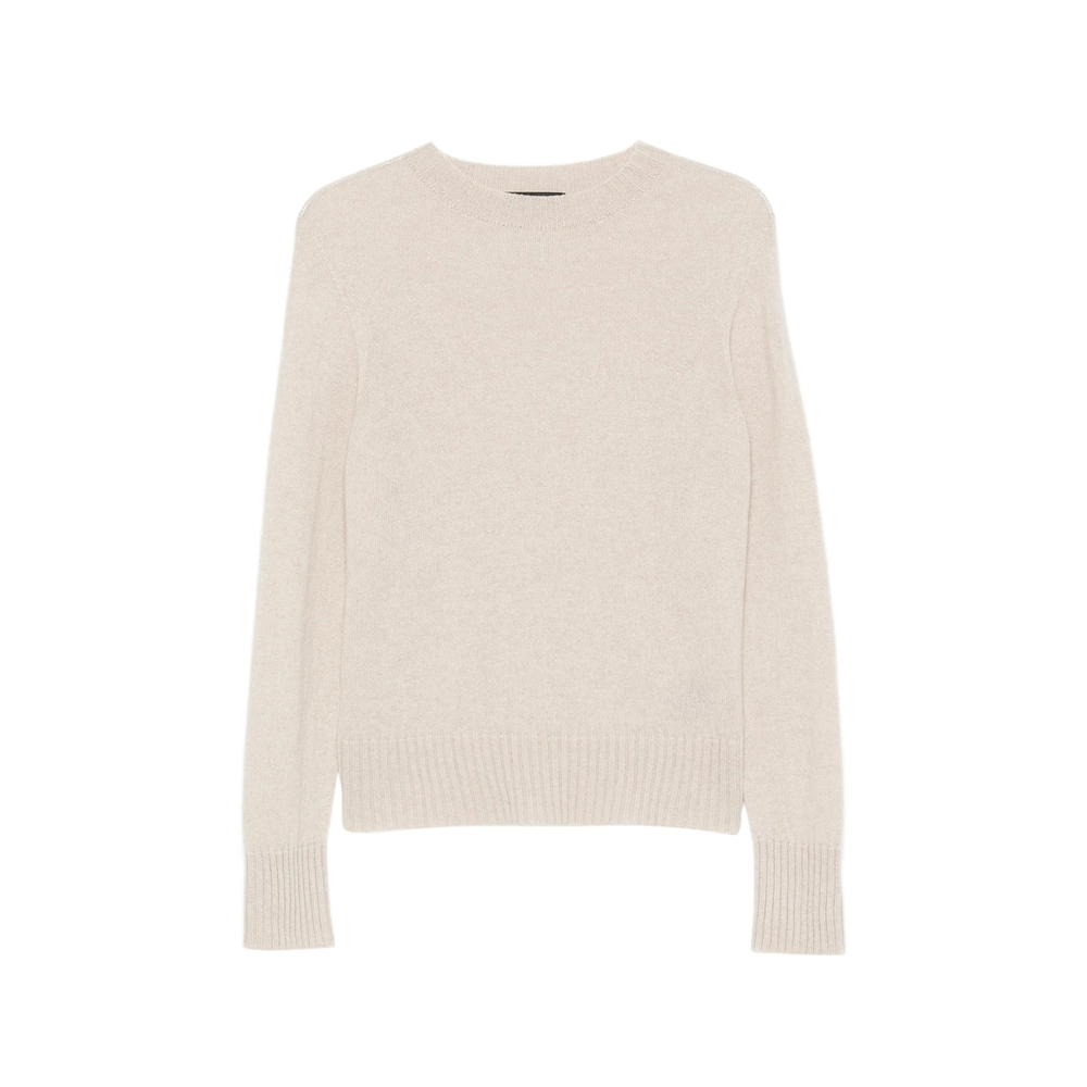 Aragona Cashmere Ribbed-trim Crew Neck Sweater