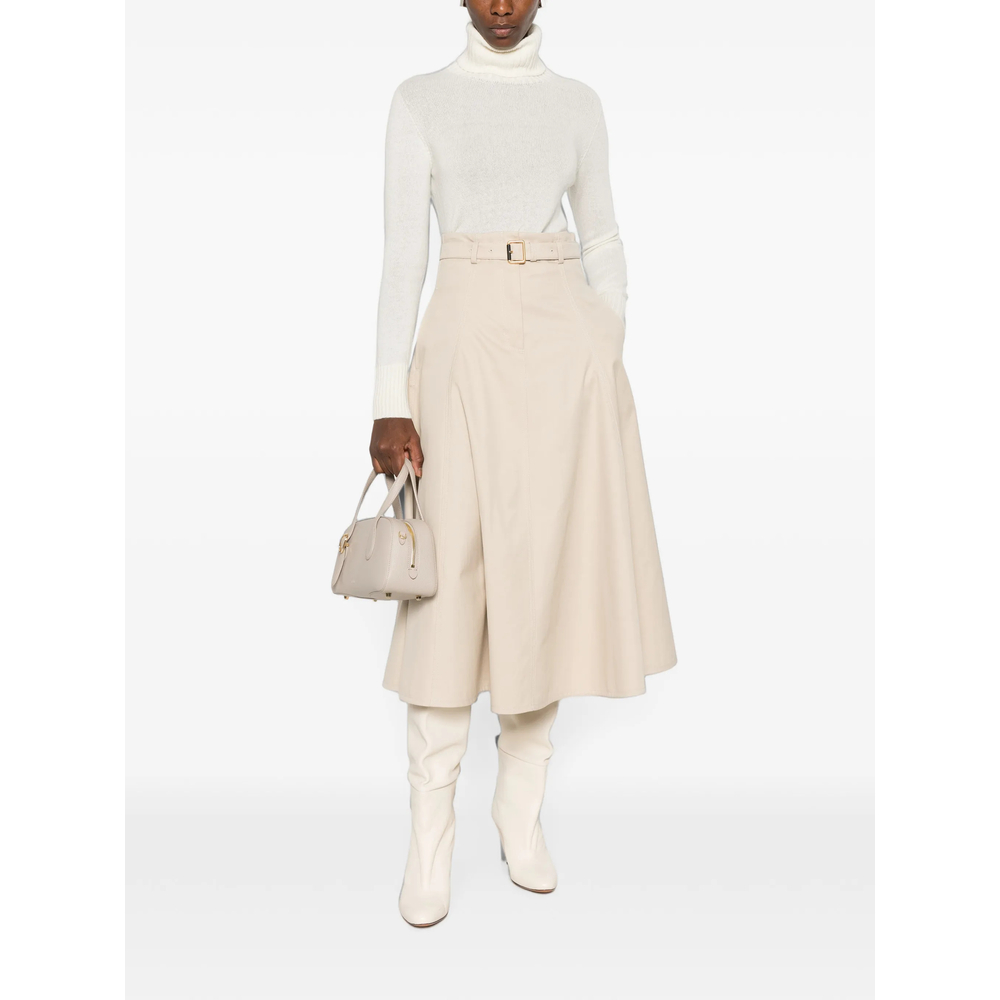 Roll-Neck Ribbed-Trim Sweater