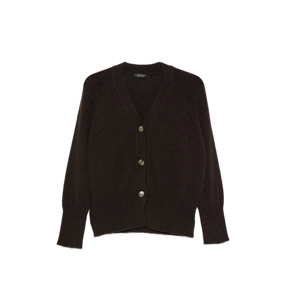 Aragona Cashmere V-neck Button-up Cardigan