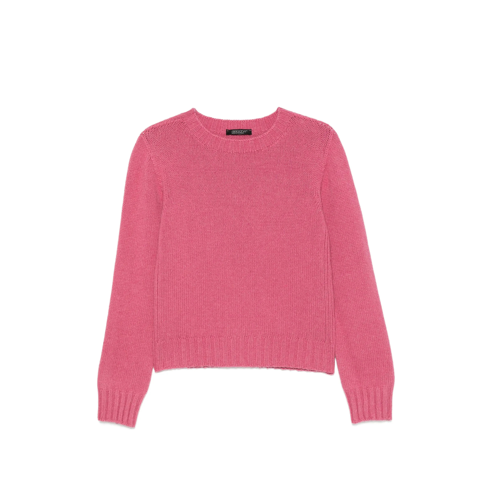Aragona Cashmere Ribbed-knit Crew-neck Sweater