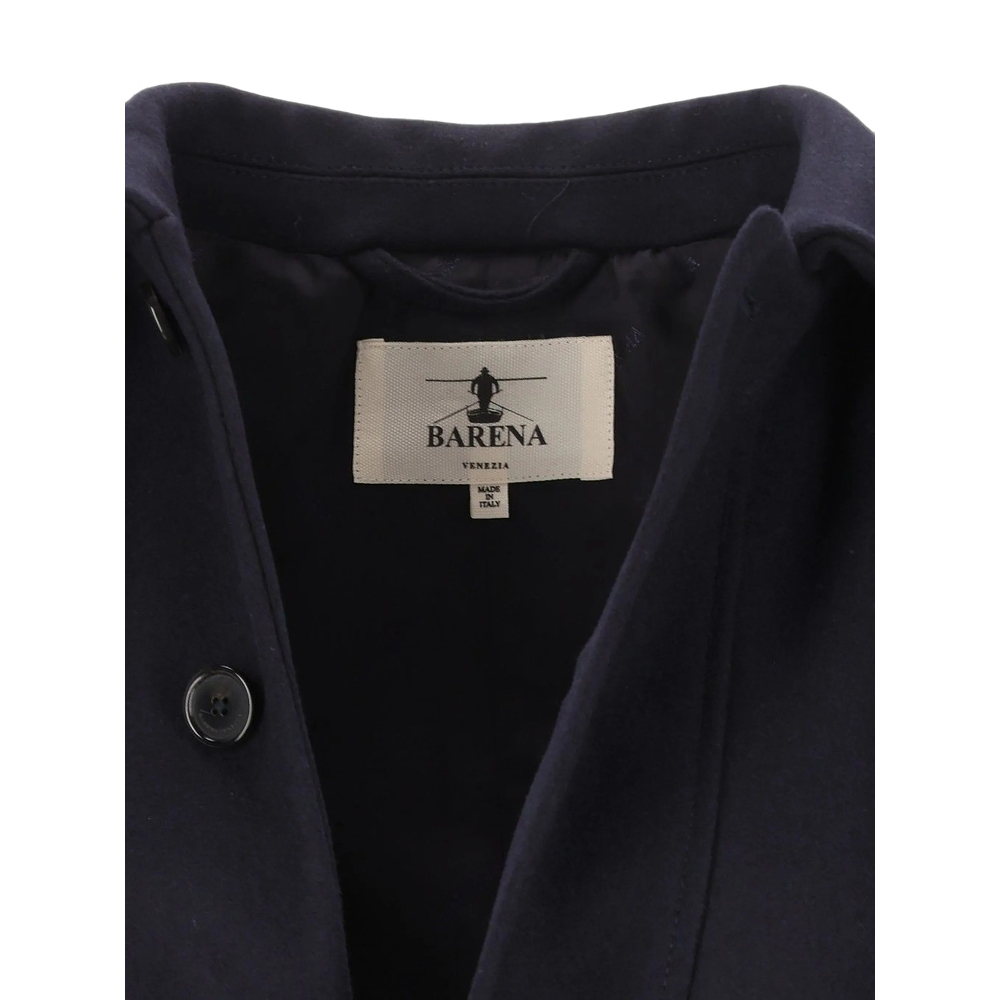 Belted Button-Up Coat
