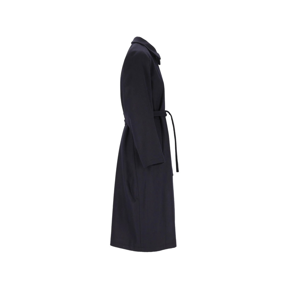 Belted Button-Up Coat