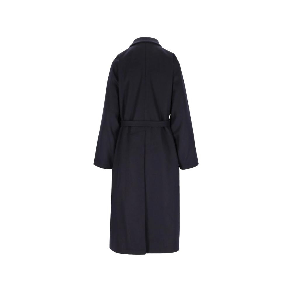 Belted Button-Up Coat