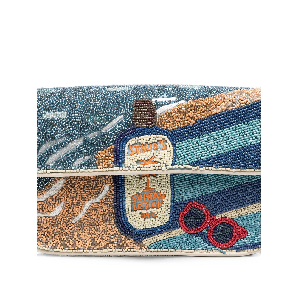 Bead-Embellished Tommy Shoulder Bag