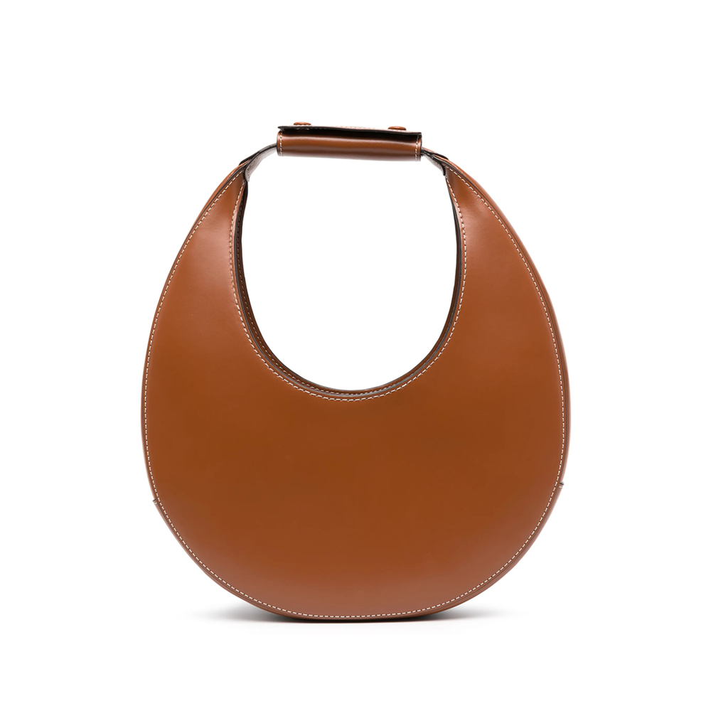 Staud Moon Leather Shoulder Bag