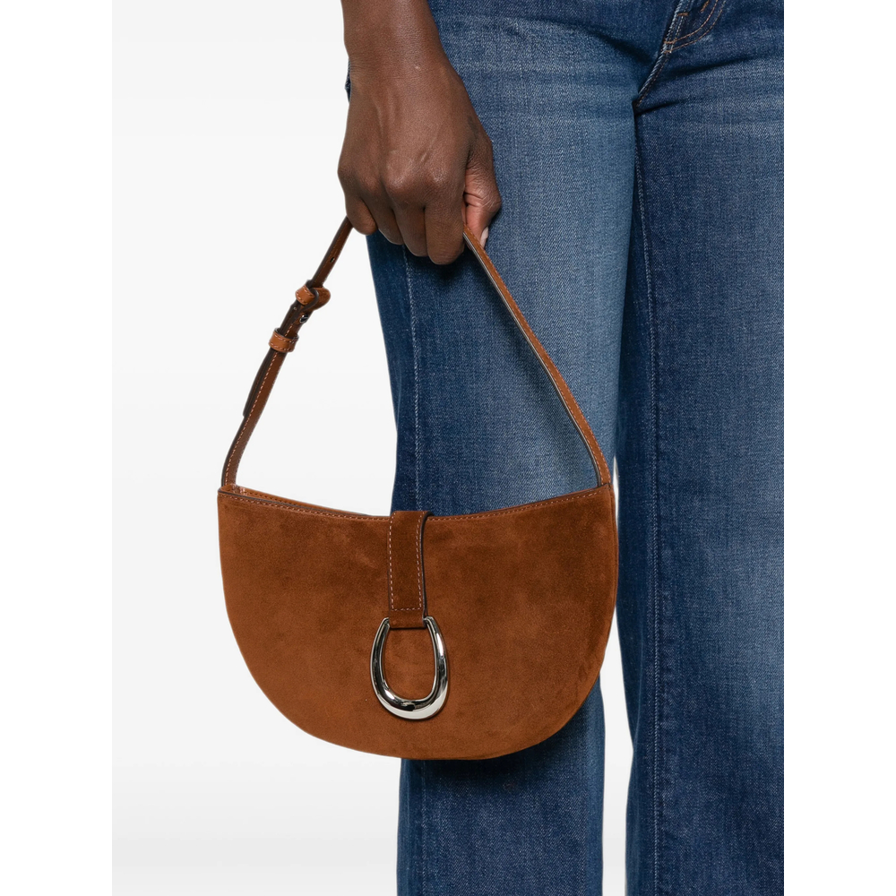 Harlow Horseshoe-Buckle Shoulder Bag