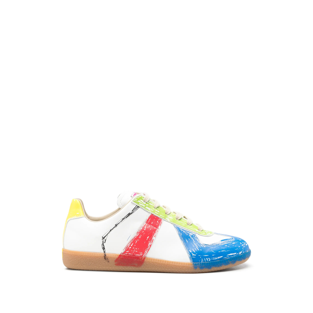 Maison Margiela Replica Paint-splatter Sneakers