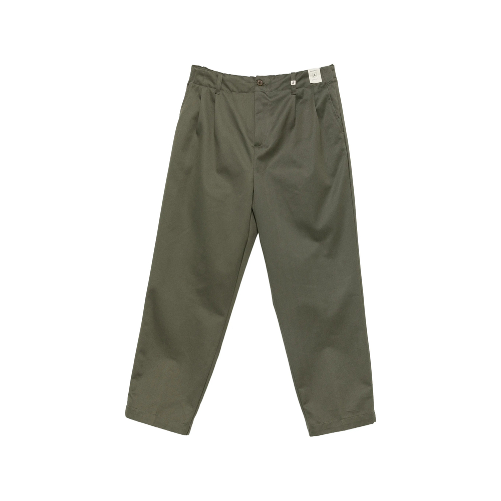 Pleated Elasticated-Waist Trousers