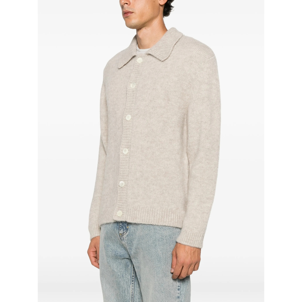 Button-Up Collared Sweater