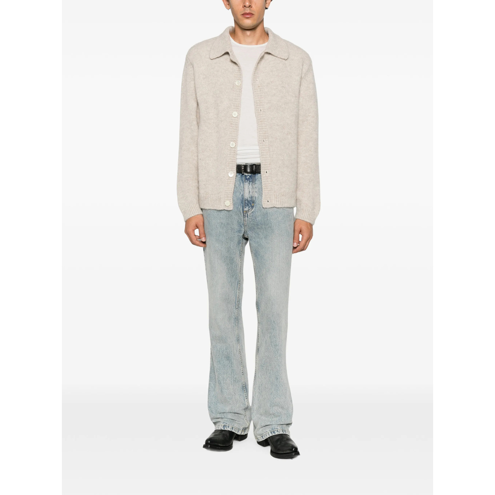 Button-Up Collared Sweater