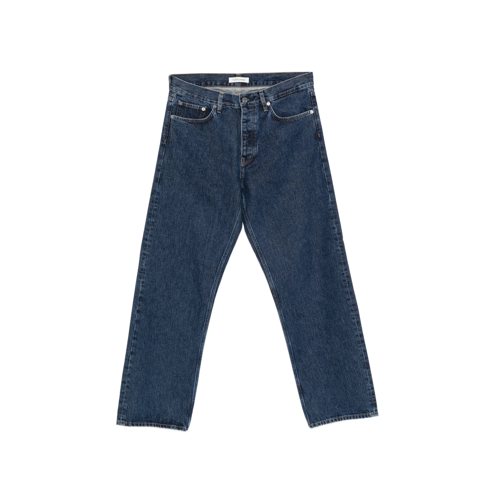 Sunflower Loose Logo-patch Straight-leg Jeans