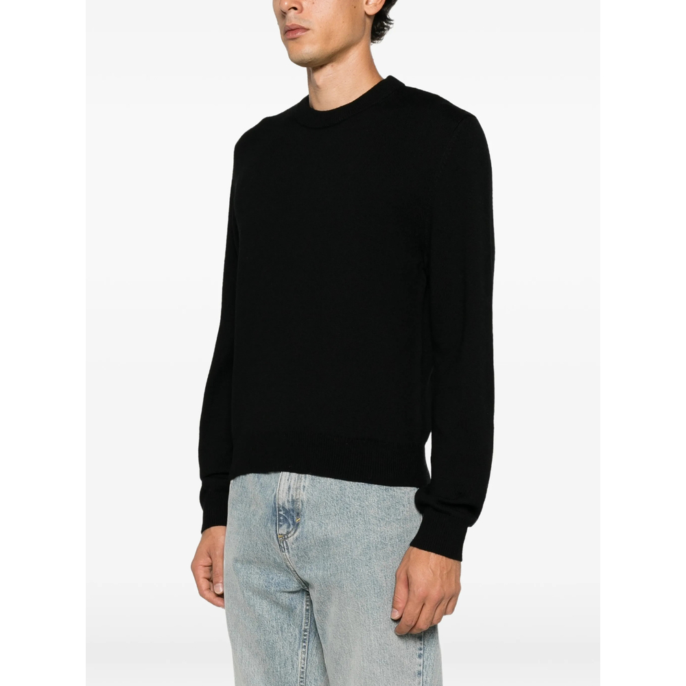 Ribbed-Knit Crew-Neck Sweater