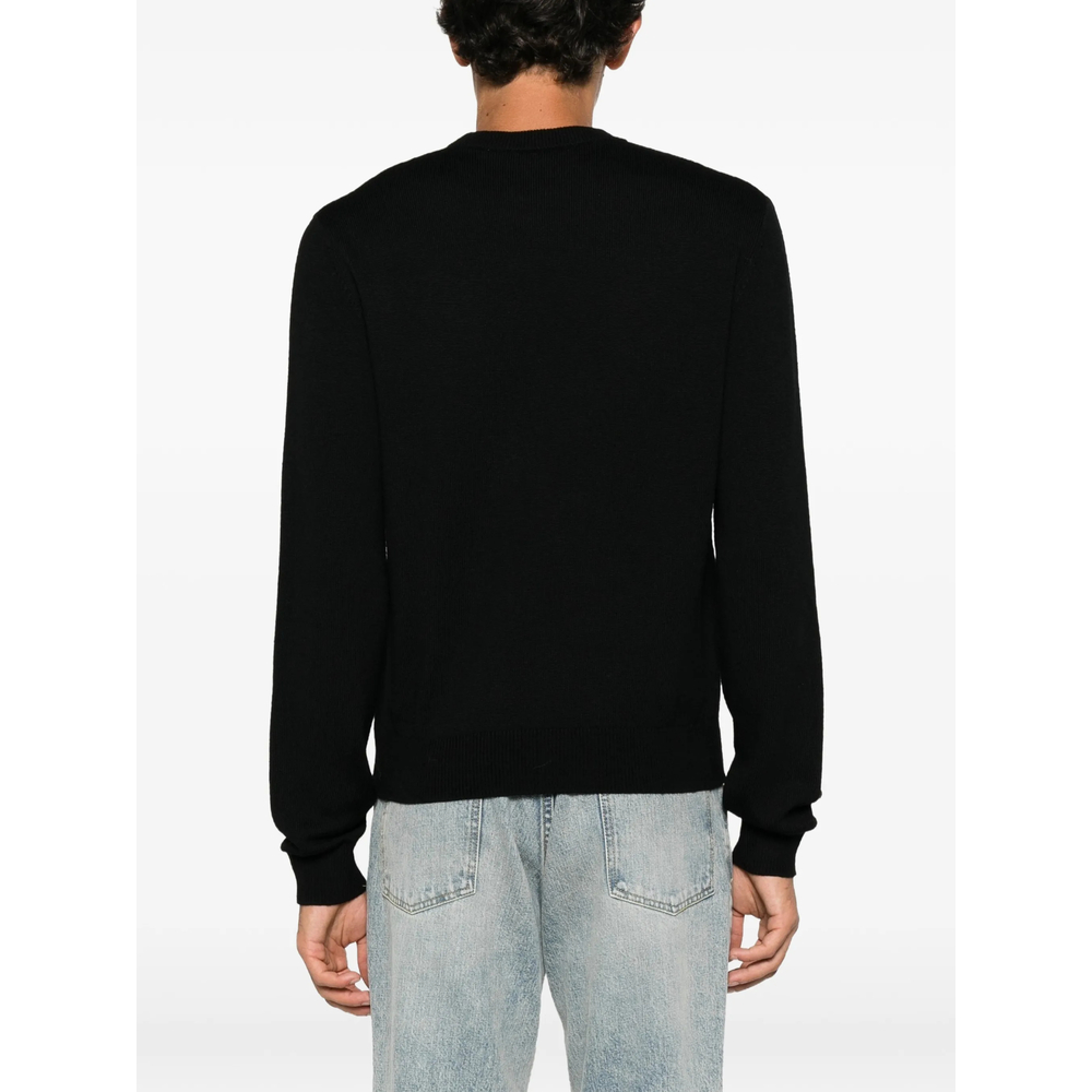 Ribbed-Knit Crew-Neck Sweater