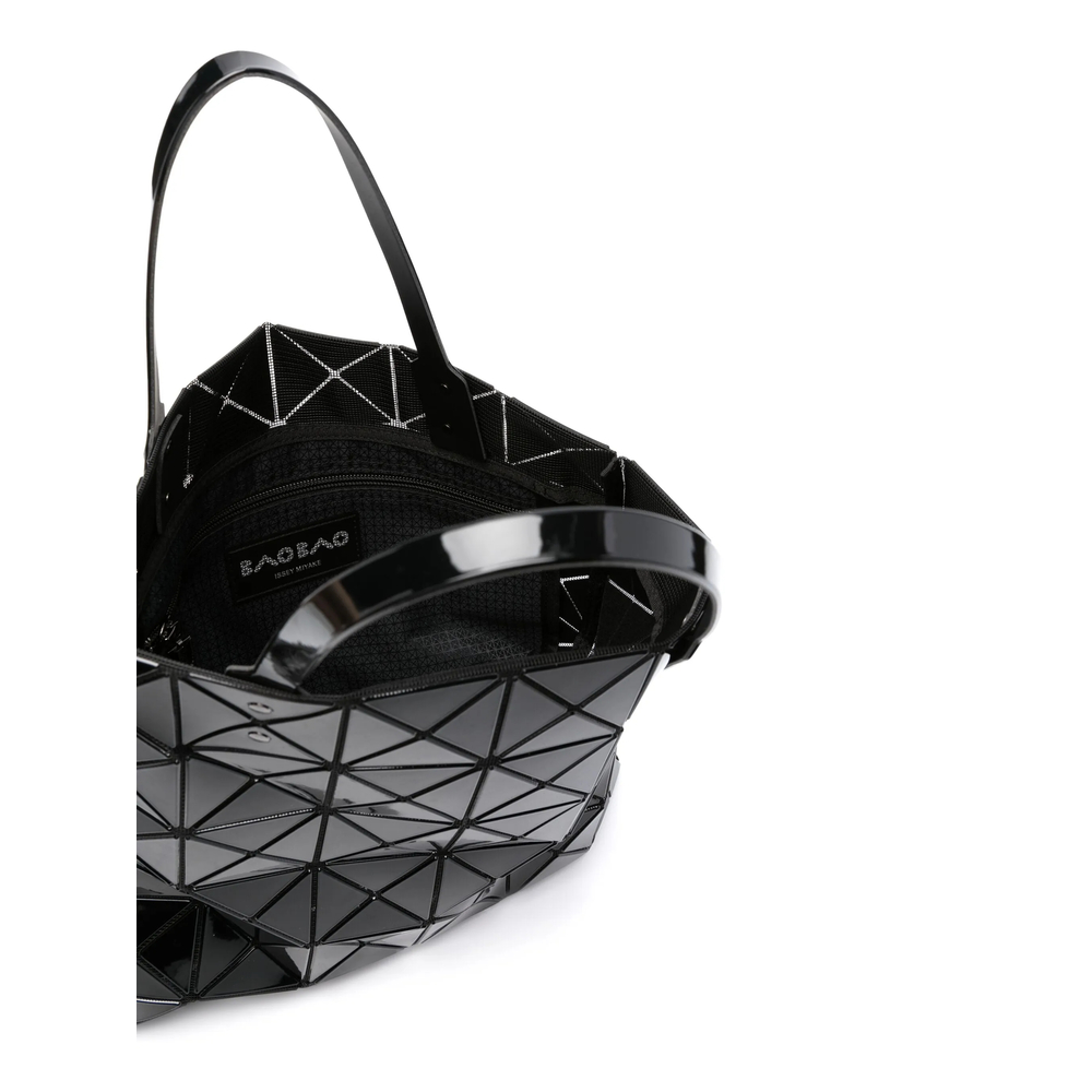 Lucent Geometric-Pattern Shoulder Bag