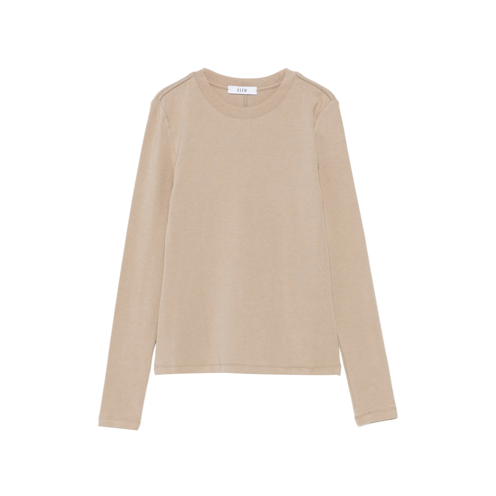 Crew-Neck Long-Sleeve T-Shirt