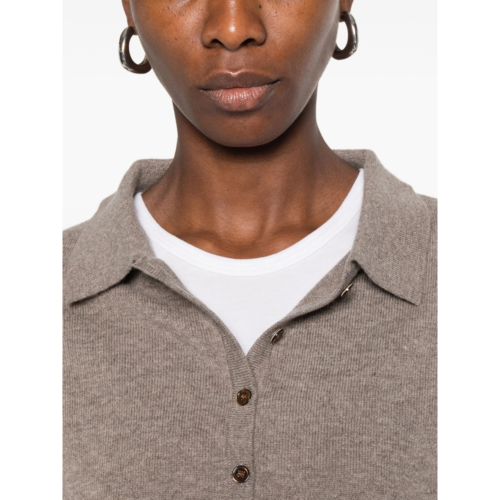 Button-Up Collar Sweater
