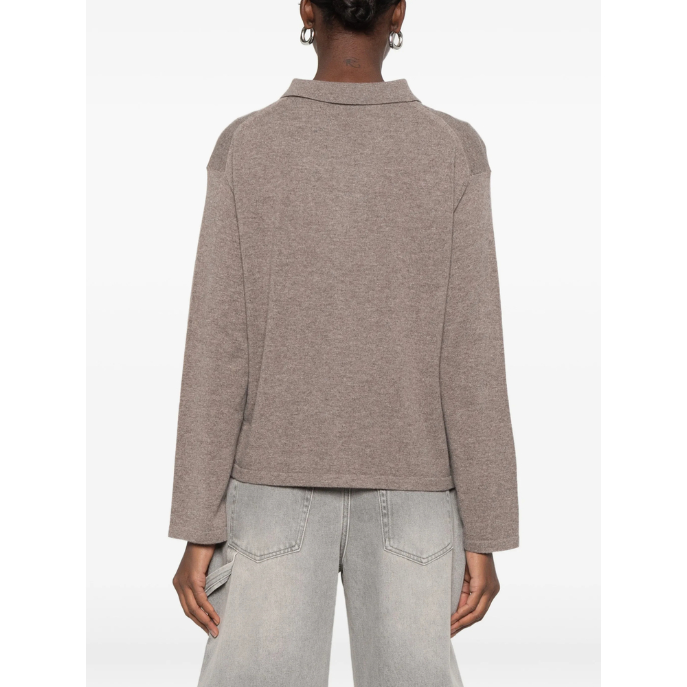 Button-Up Collar Sweater