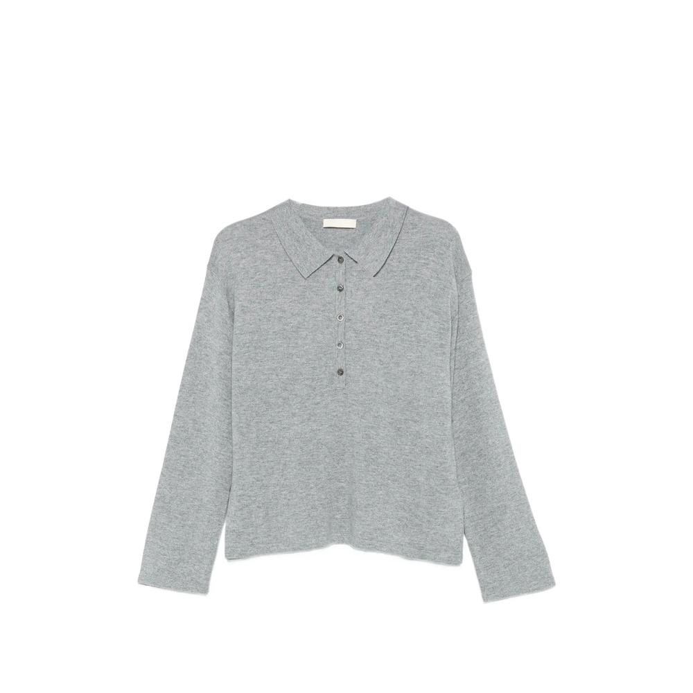 Eleh Button-down Sweater In Gray