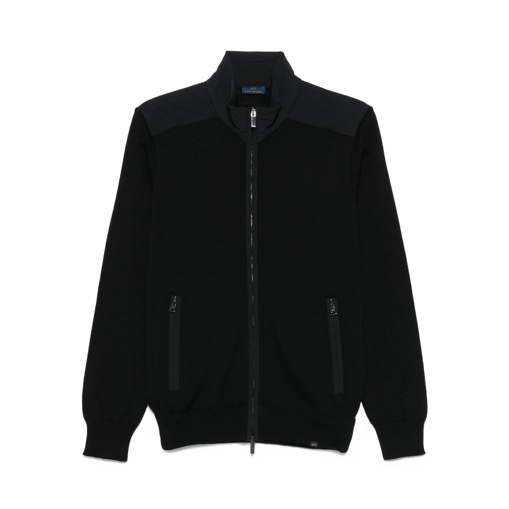 Wool Zip-Up Cardigan