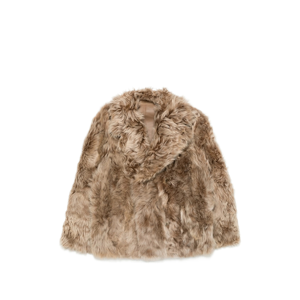 Yves Salomon Shearling Double-breasted Jacket