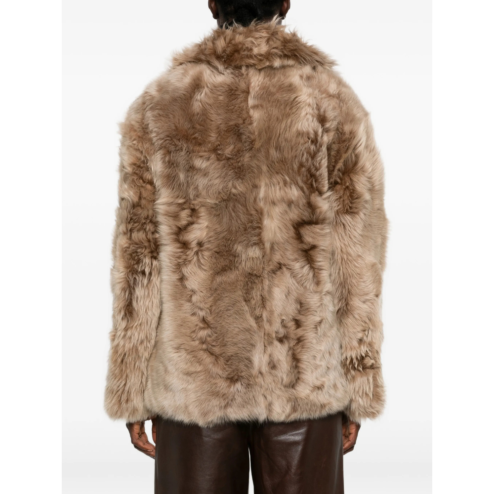 Shearling Double-Breasted Jacket