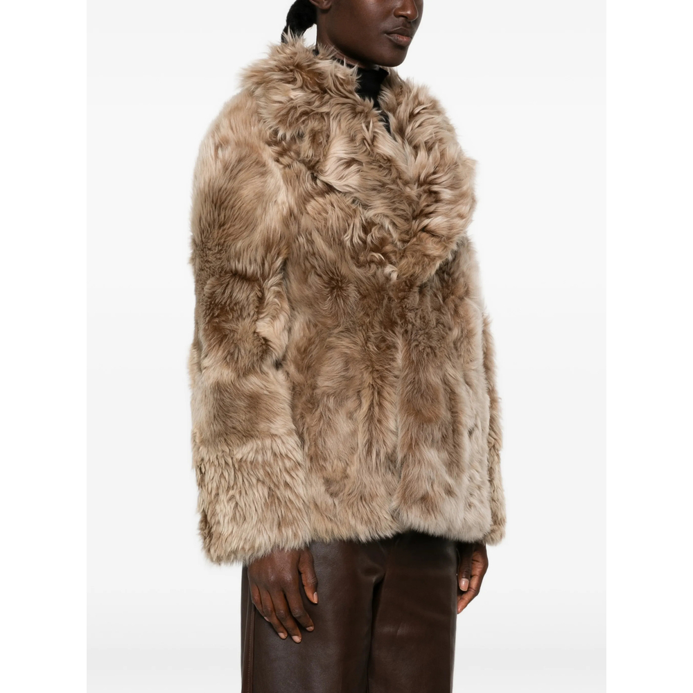Shearling Double-Breasted Jacket