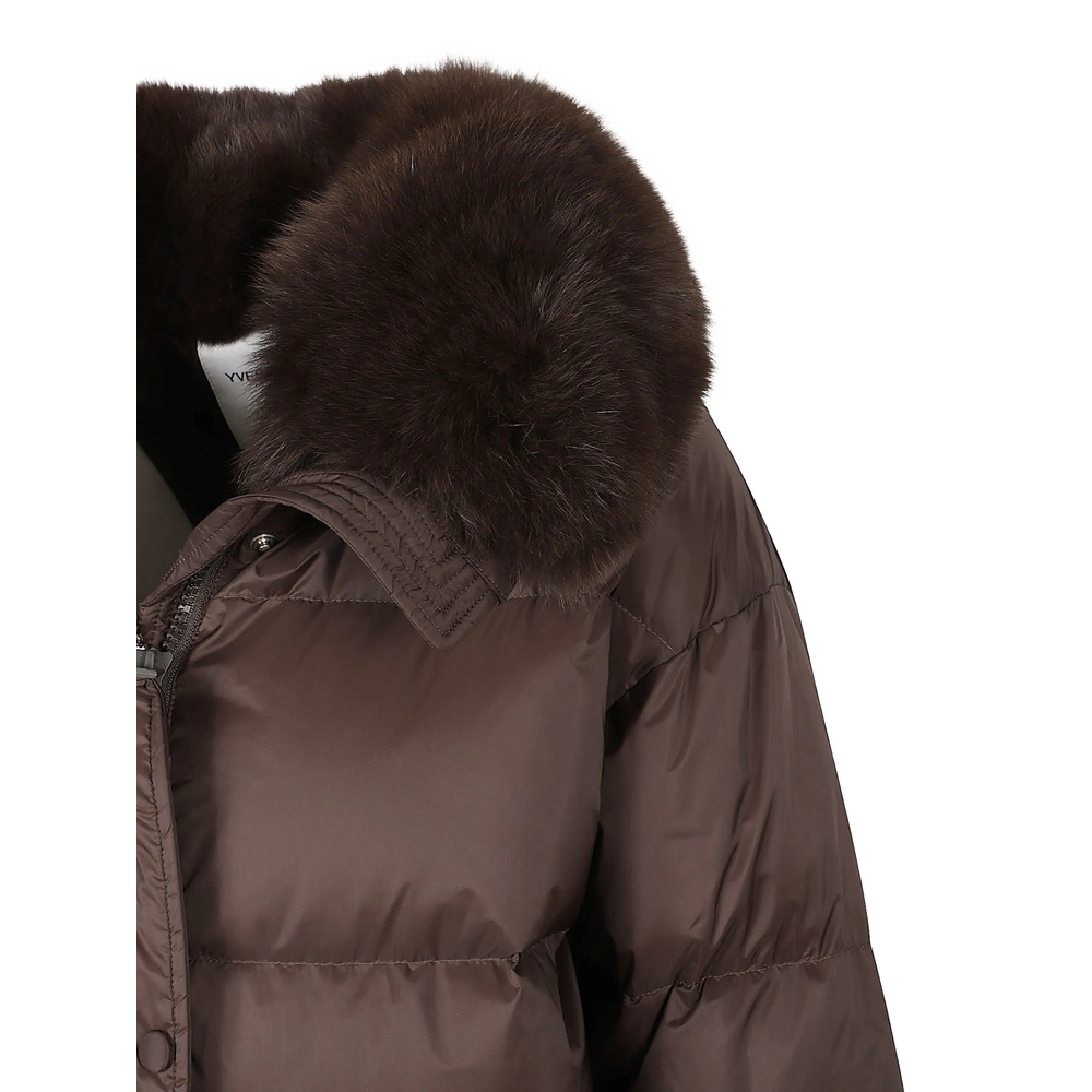Fur-Trim Padded Jacket