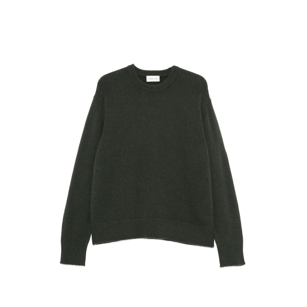 Diana Studio Ribbed-trim Crew-neck Sweater