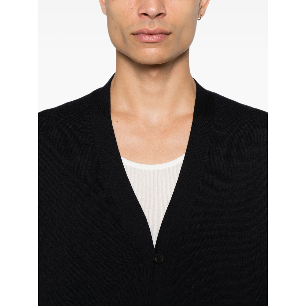 V-Neck Button-Up Cardigan