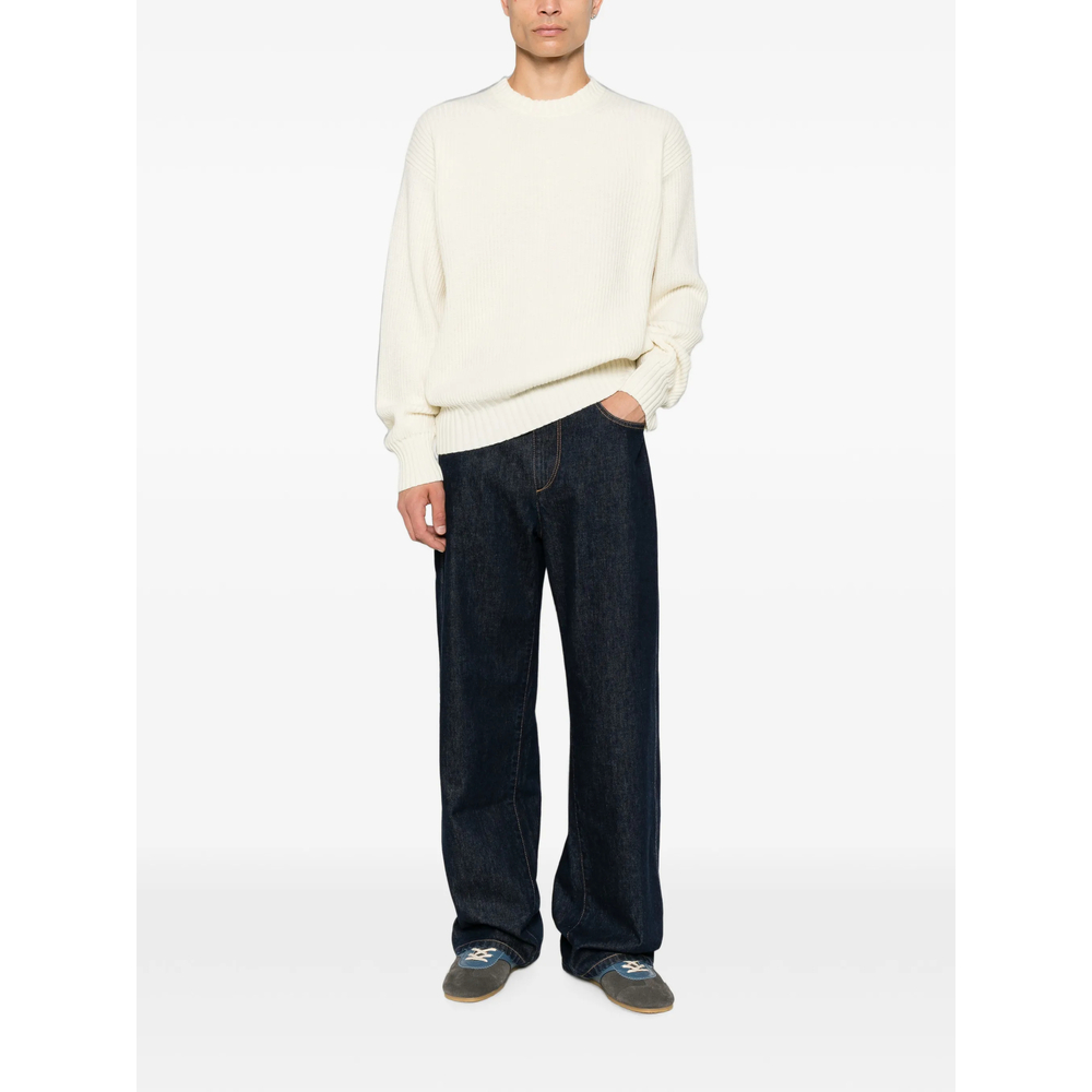 Ribbed-Knit Sweater
