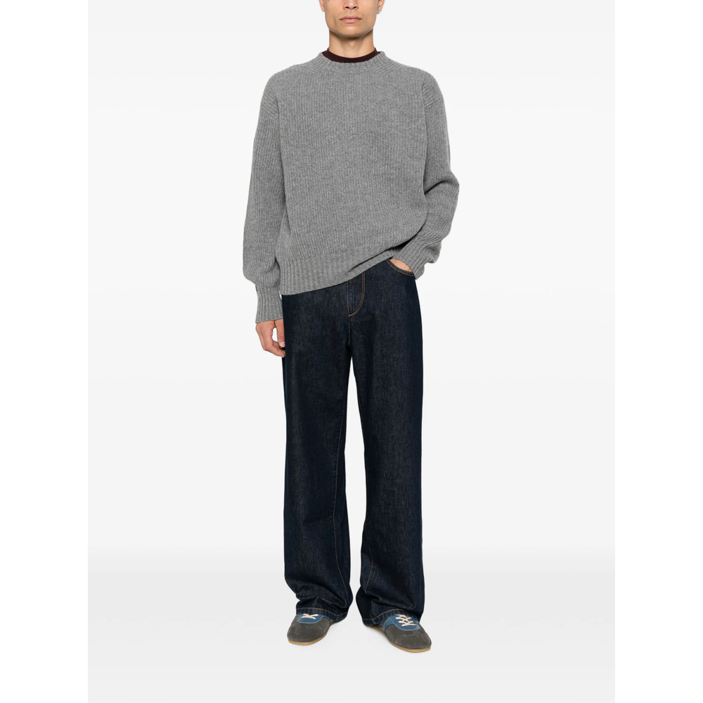 Ribbed-Knit Sweater