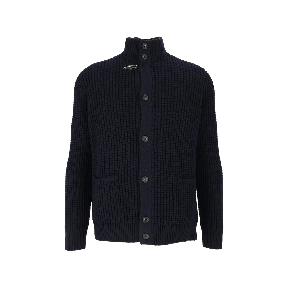 Fay Waffle-knit Fay-hook Cardigan
