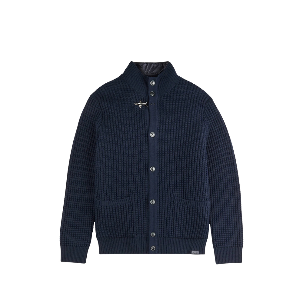 Waffle-Knit Jacket