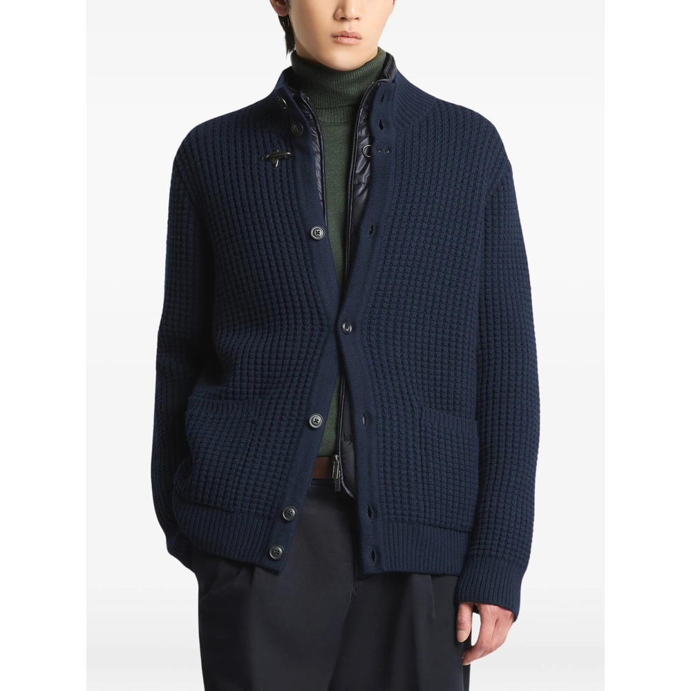 Waffle-Knit Jacket