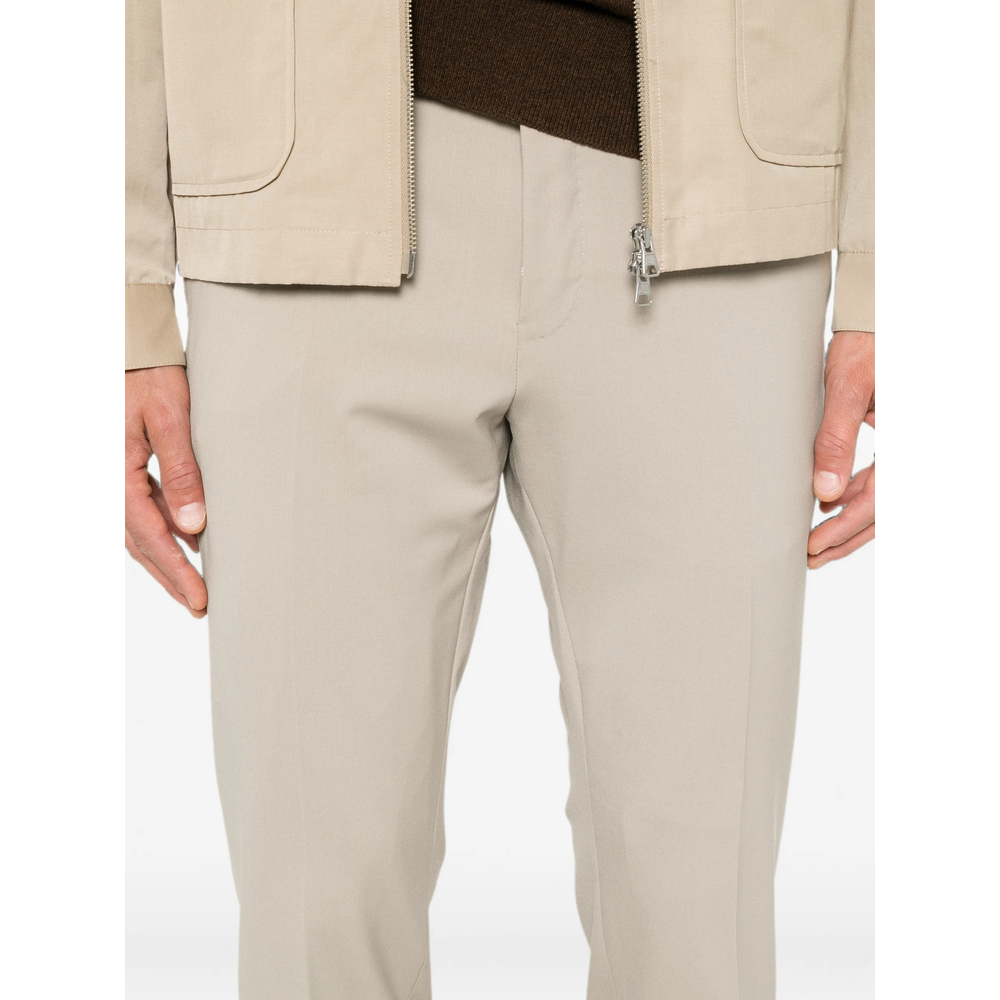 Pressed-Crease Tailored Trousers