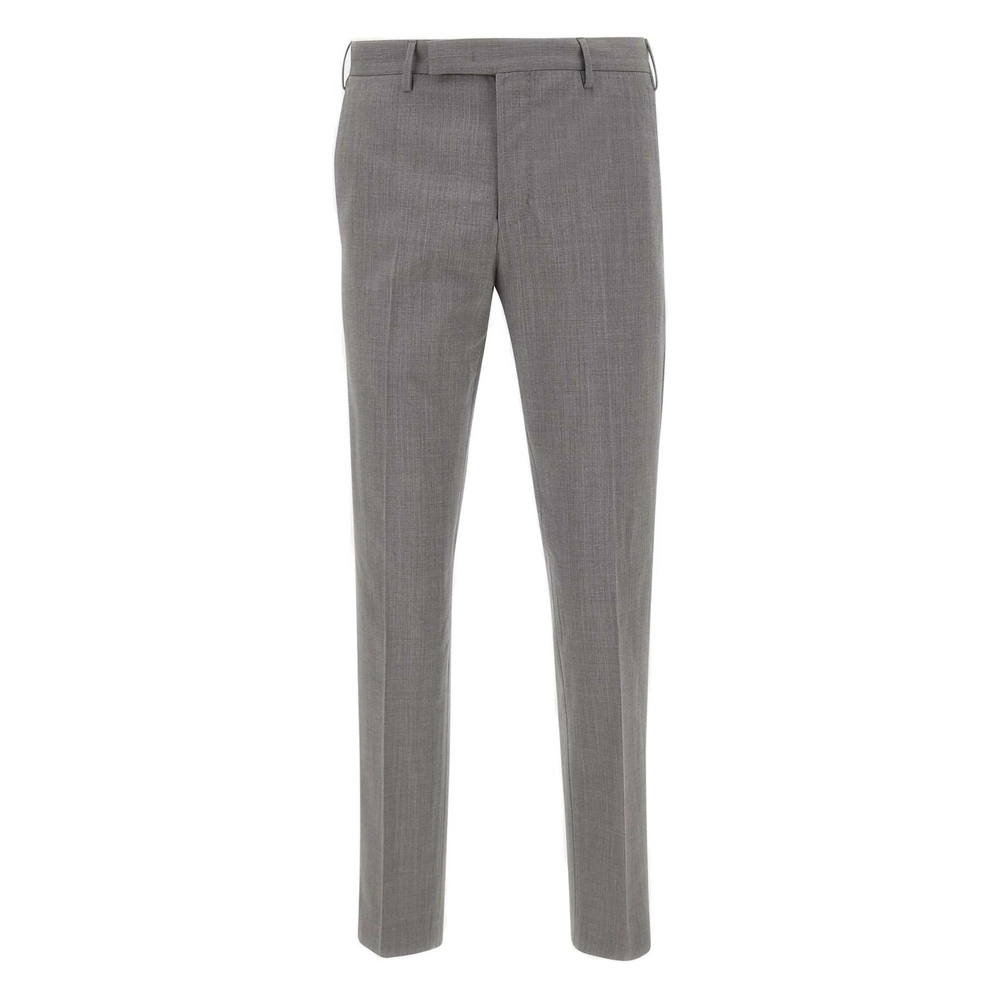Pressed-Crease Tailored Trousers