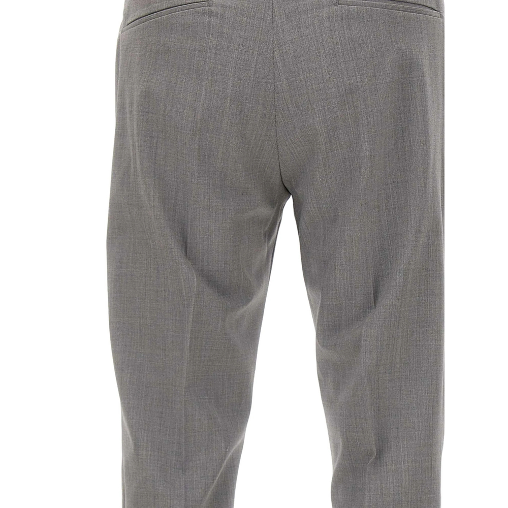 Pressed-Crease Tailored Trousers