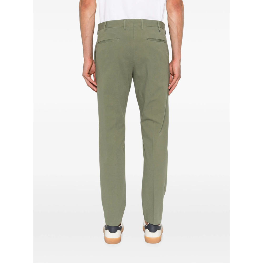Pressed-Crease Tailored Trousers