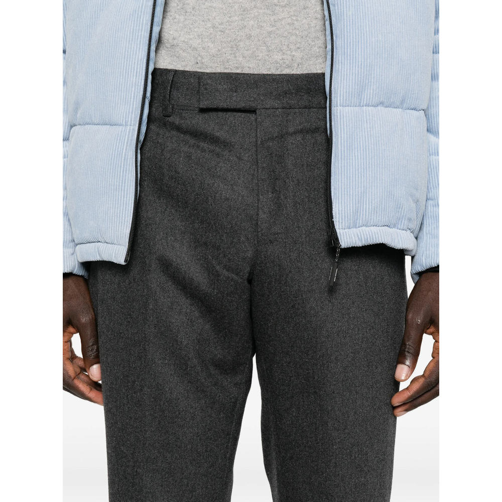 Pressed-Crease Tailored Trousers