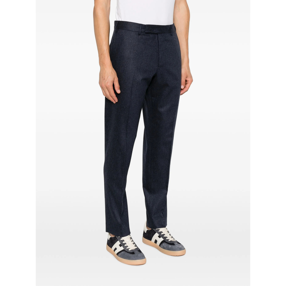 Pressed-Crease Tailored Trousers