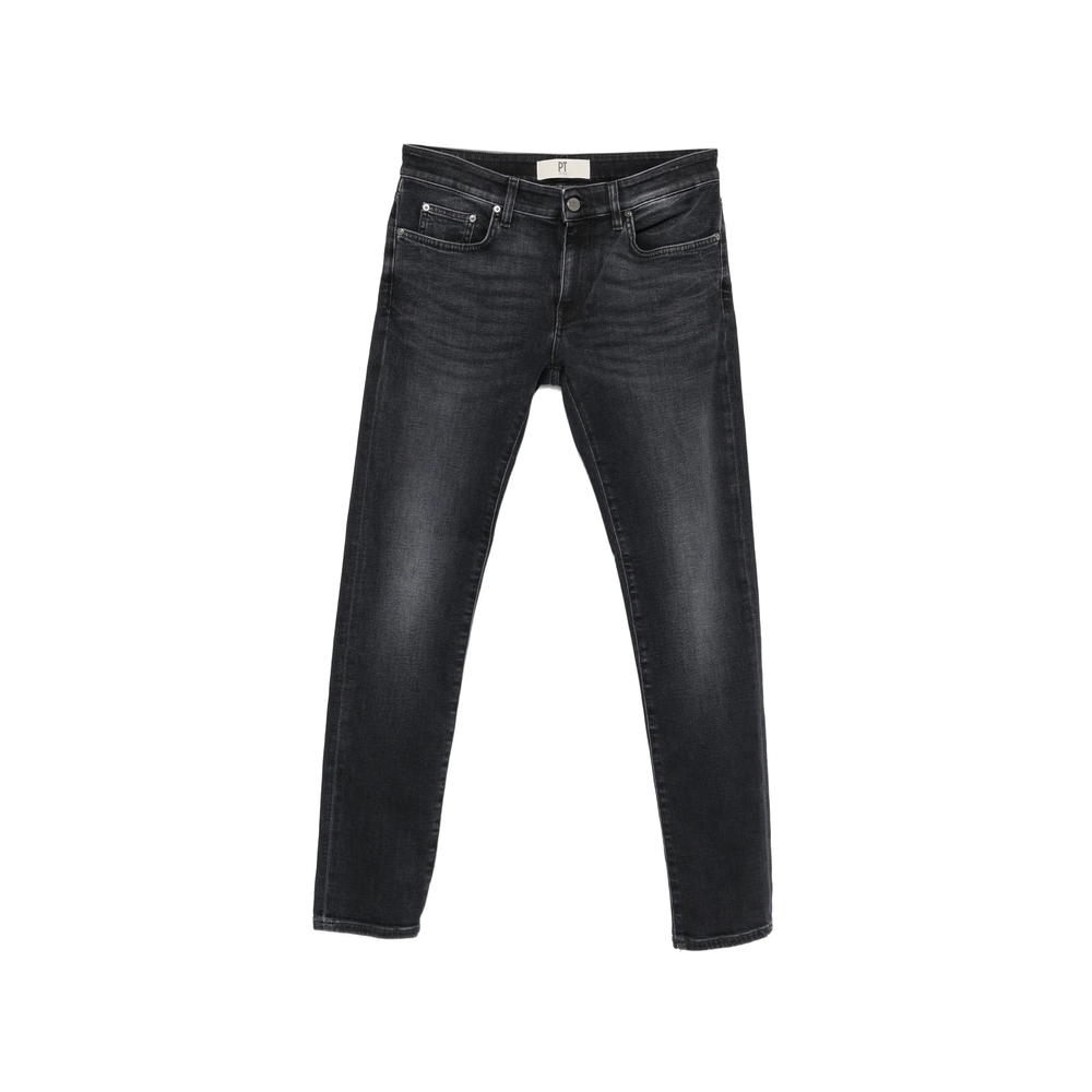 Pt01 Denim Faded-effect Slim-fit Jeans