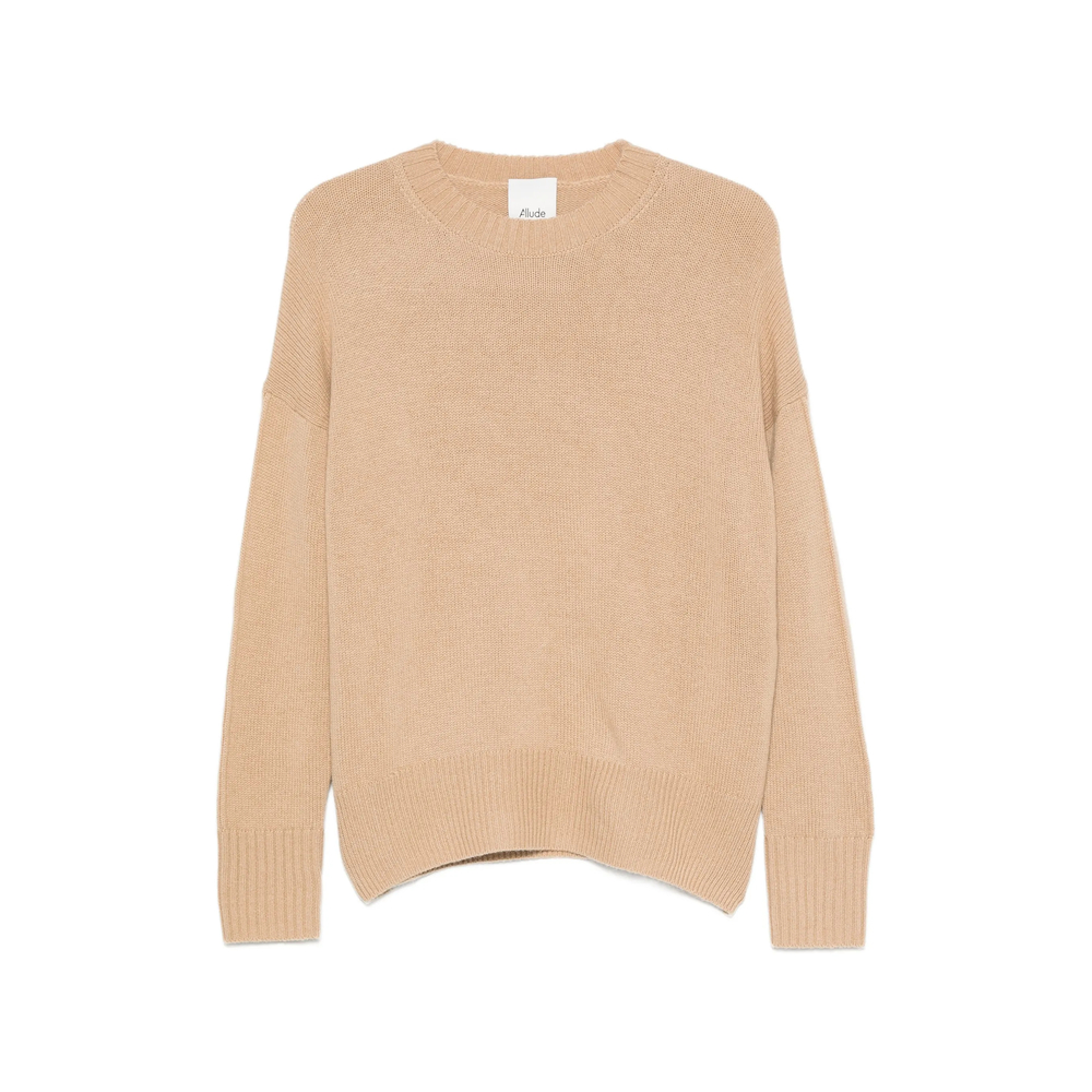 Drop-Shoulder Crew-Neck Sweater