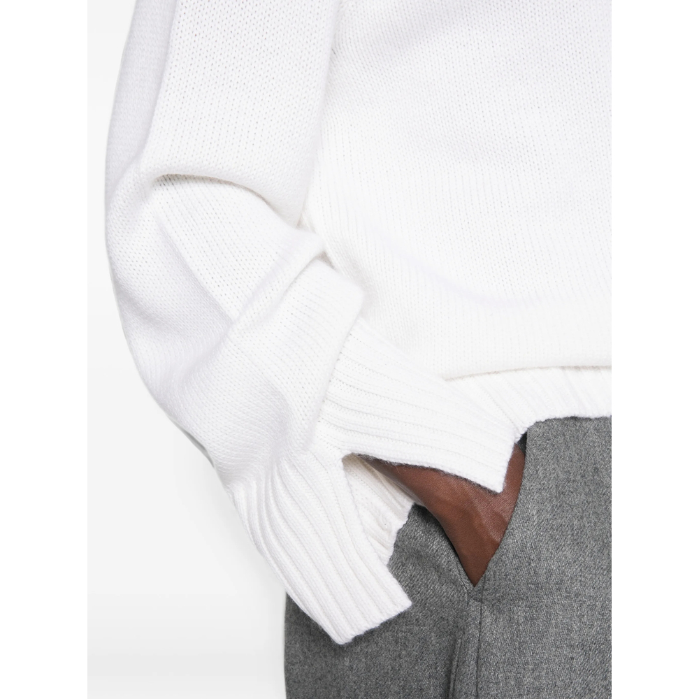 Ribbed Roll-Neck Sweater