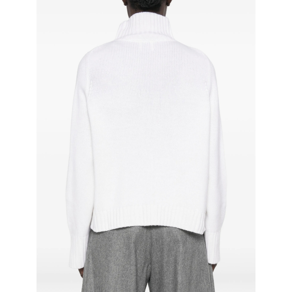 Ribbed Roll-Neck Sweater